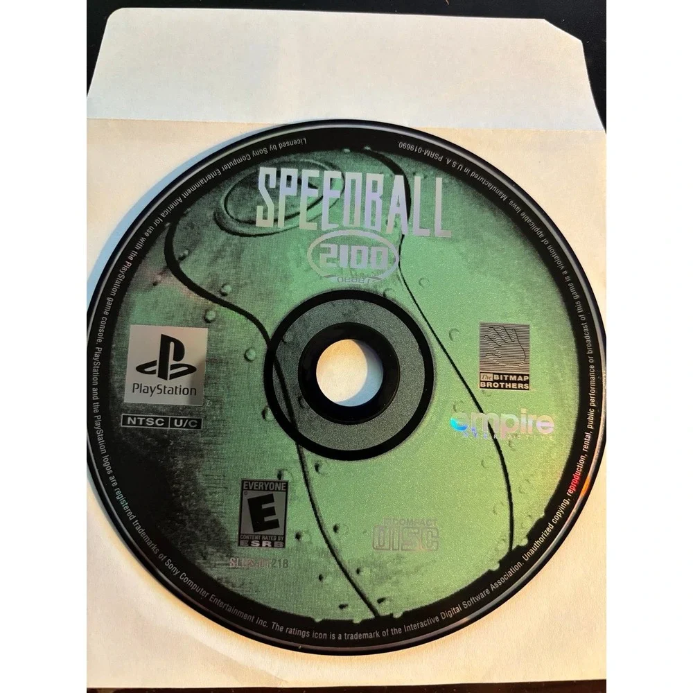 Speedball 2100 (Sony PlayStation 1, 2000) Disc Only